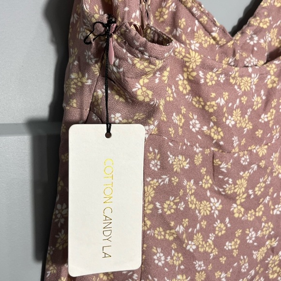 NWT Cotton Candy LA Floral Mini Dress - Picture 5 of 5